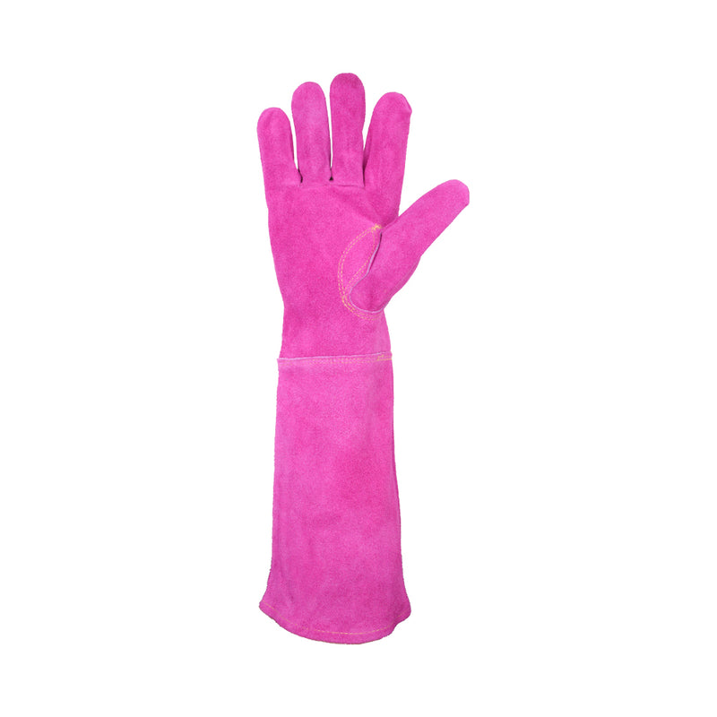 Handandy Damen-Gartenhandschuhe aus Leder mit langer Manschette, Stulpe 508890