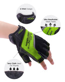 Handlandy – gants de travail pour hommes et femmes, sans doigts, demi-doigt, conduite 6086GN