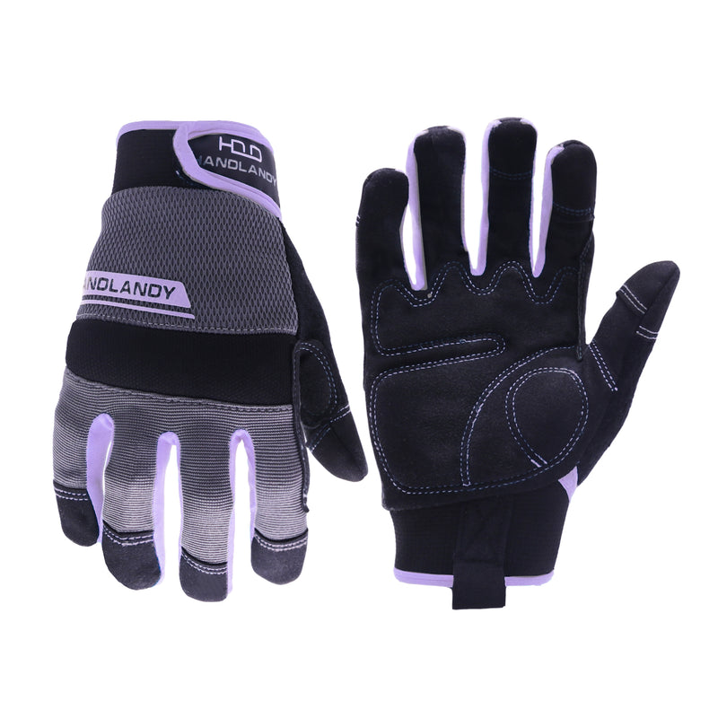 Handandy Damen-Arbeitsmechanikerhandschuhe, flexibel, atmungsaktiv, Yard 6035VIP