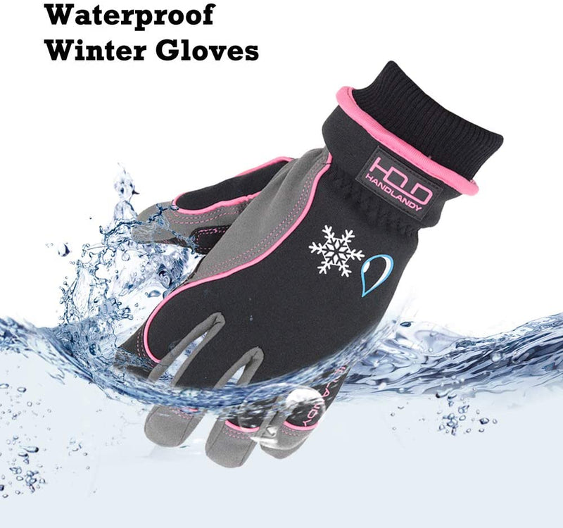 Handlandy Men Women Winter Gloves TouchScreen Ski Snowboard 8015 (6/12 Pairs)