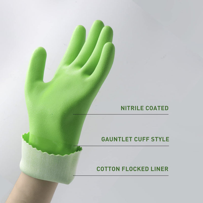 HANDLANDY Gants résistants aux produits chimiques pour femmes, usage intensif, industriel 1127