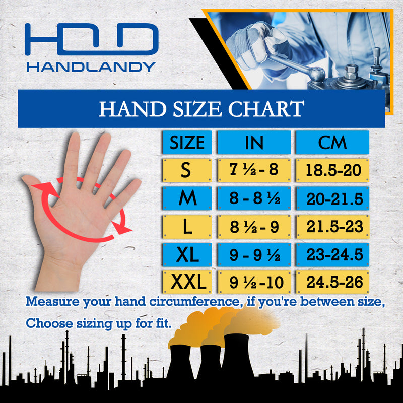 Handlandy – gants de travail pour hommes, vente en gros, pour conducteur, cuir de vache véritable, 1211