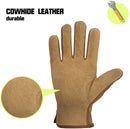 Handlandy Cowhide Leather Gloves Gardening  Construction Driver 5964