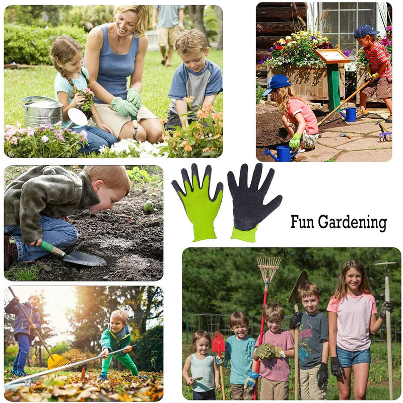 Handandy Gartenhandschuhe für Kinder mit gummibeschichteter Handfläche 50978