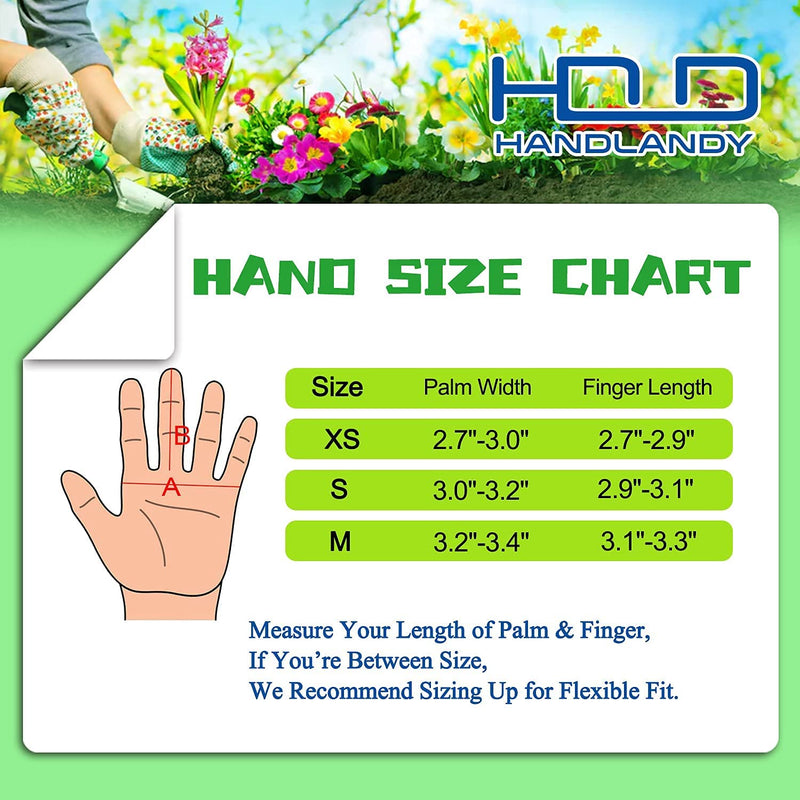 Handlandy Men Women Gardening Pruning Gloves Thorn Proof Pigskin 1601