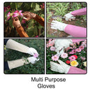 Handlandy gros femmes gants de jardinage en cuir de porc Long Gauntlet 1601