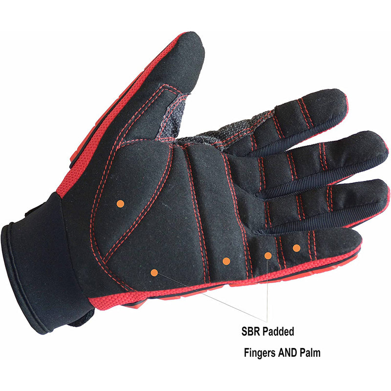 Wholesale Mechanics Gloves Padded Palm