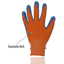 Handlandy Garden Gloves for Kids Rubber Coated Palm 50978 (4/8/12 Pairs)