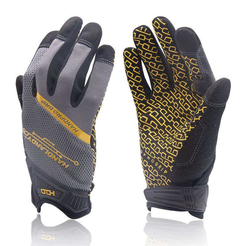 Handlandy hommes femmes gants de travail mécanicien écran tactile mince silicone 6134