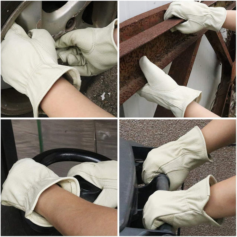 Handlandy Wholesale Unisex Driver Gloves Pigskin Leather Rigger Gardening 1217
