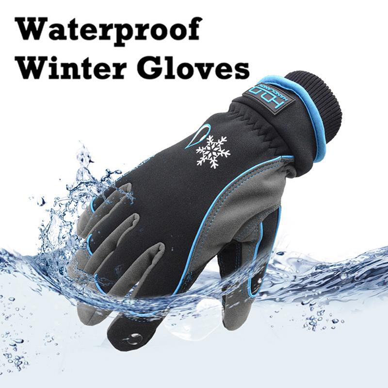 Gants de Travail imperméables isolés, Gants Thermiques dhiver pour Hommes  et Femmes avec écran Tactile, Gants Chauds de Ski