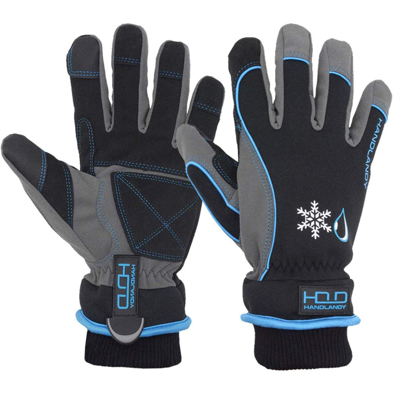 Handlandy Winter Gloves Ski Insulated Waterproof  Windproof Warm 8015
