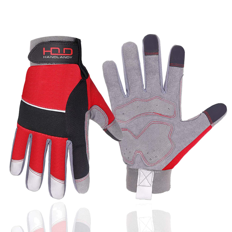 Handlandy Heavy Duty Gloves Anti Vibration TPR Impact H6354252