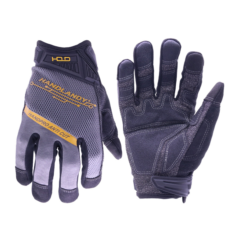 schnittfeste outdoor handschuhe Handandy Herren-Outdoor-Arbeitshandschuhe, schnittfest, Stufe 3, 6077